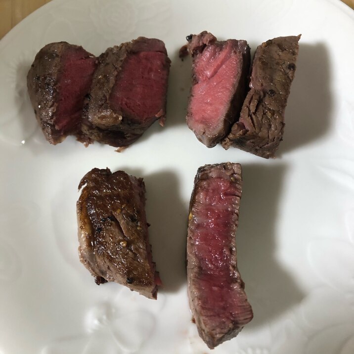 牛ヒレ肉　ボニークvsフライパン